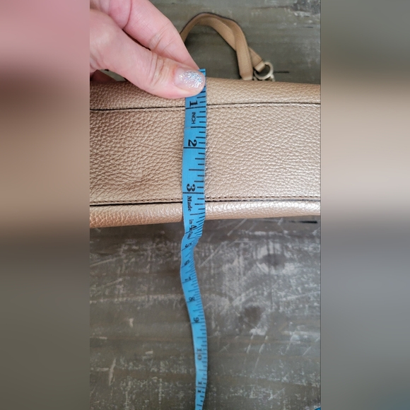 Coach Kelsey Metallic Gold Shoulder Bag - Picture 8 of 16